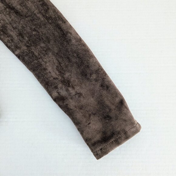 SL8 Women's Velour Adjustable Zippered Jacket  Size S  Brown - Picture 7 of 10